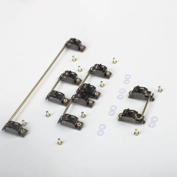 Keyboards PCB MOUND MORDIN V2 Schwarzes Golddraht -Satellitenachse 6.25U 2U für mechanische Tastaturmodifikatortasten