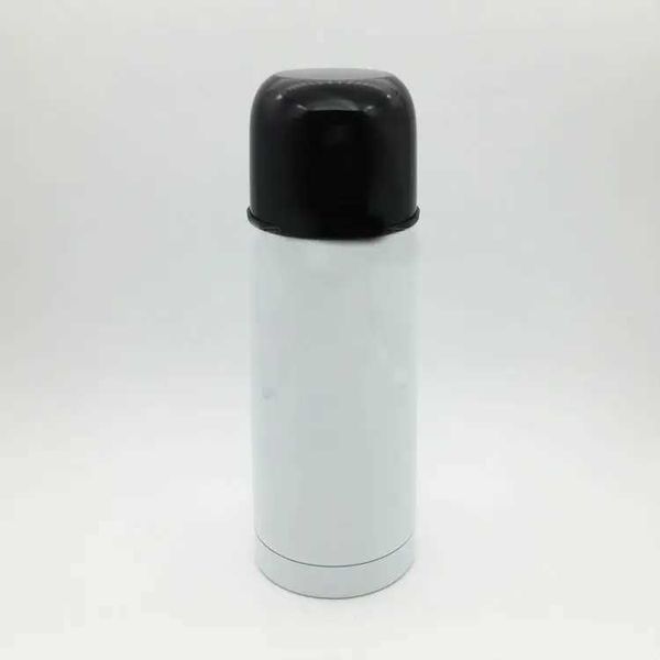 Canecas personalizadas 350ml crianças garrafa de água garrafa de água caneca sublimação em branco A vácuo de aço inoxidável Tumbler Thermo Cup 240410