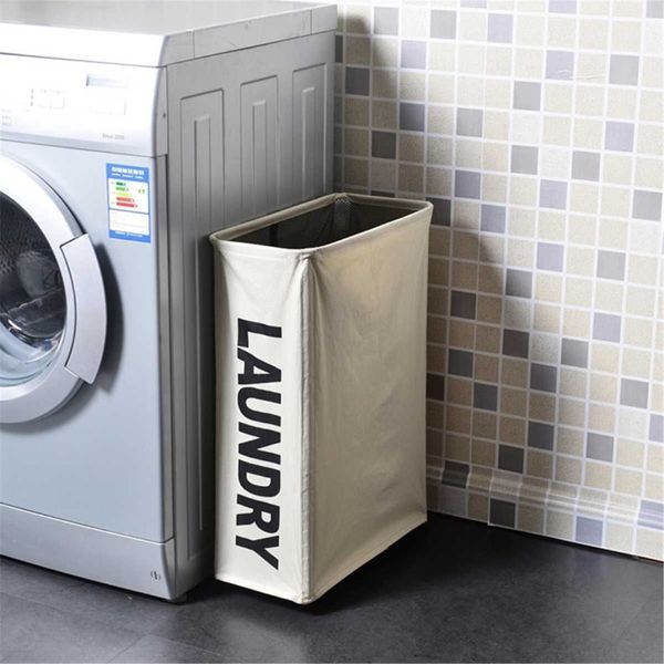 Rolling Laundry Basket On Wheels Rapazina Lavagem de Roupas Dirty Bin com rodas Armazenamento de lavanderia fina T200602304K