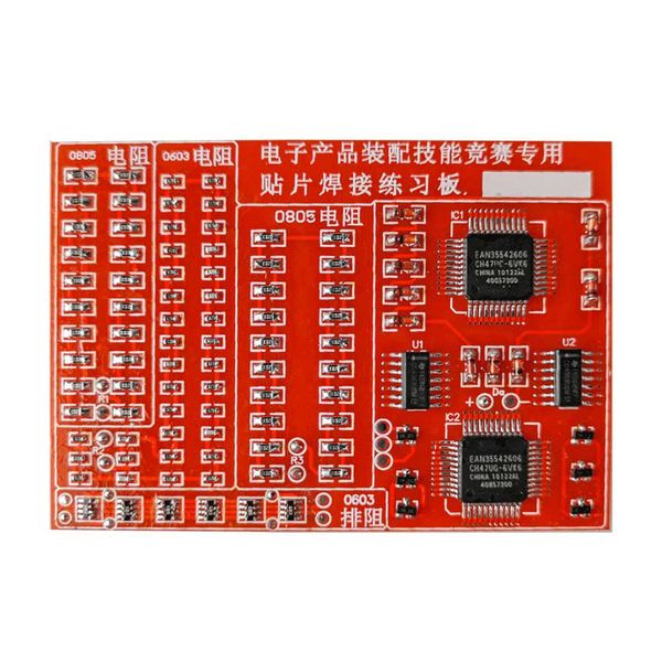 SMD/SMT Components Practice Board Soldey Allenamento per le competenze Kit fai -da -te per principianti