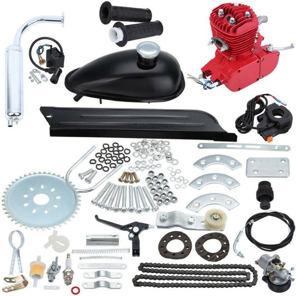 Motore Yalu 100 cc Kit da 80 cc Motore a gas motorizzato con motorizzazione e-bici MAX 2800W UP da 50 km MTB MTB Mountain Bike Electric Bicycle Engine Kit