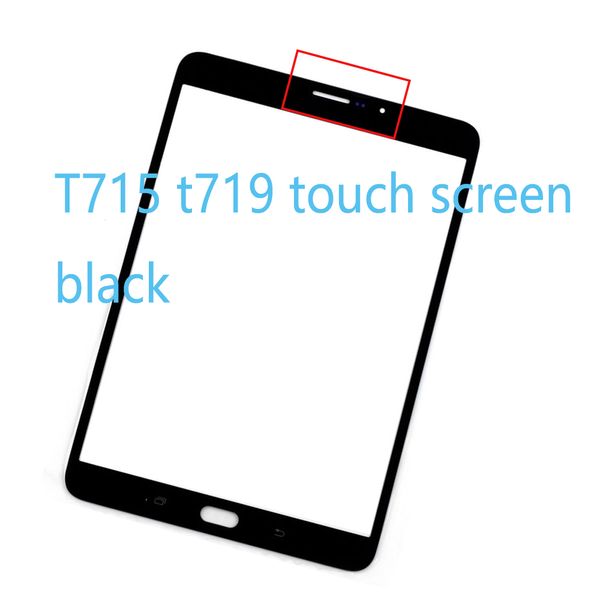 8 '' Für Samsung Galaxy Tab S2 8.0 Tablet Touch Panel SM-T715Y T713 T710 T715 T719 Vordere Außenglas-Bildschirm-Reparaturteile Teile