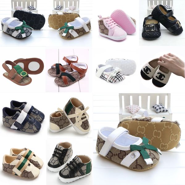 Neugeborene Baby Erste Walkers Schuhe Jungen Mädchen Kleinkind Kid Designer Schuhe Säugling Anti-Rutsch-Babyschuhe Vor Walkers