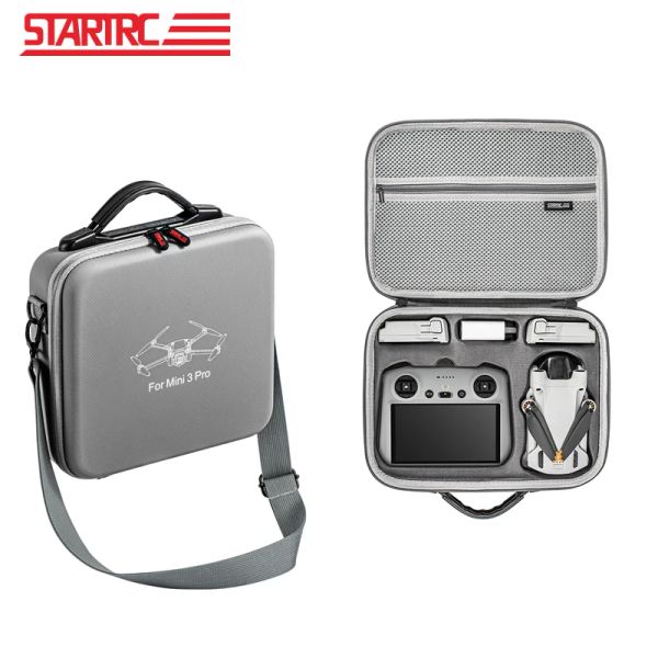 Adattatori DJI Mini 3 Pro Spalla Borsa PU HASTANTE AUTROWAG RC Schermo Remote Controller Custodia portatile Case di trasporto Accessori