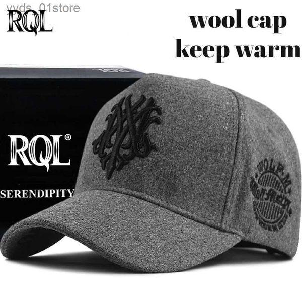 Caps de bola Baseball C grande cabeça grande masculino chapéu de inverno lã Keep Wary Windroof Cotton Truck Hat Hip Hop Fashion Snack L46