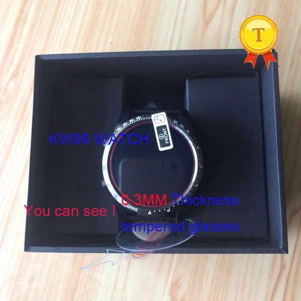 KW99 KW98 FS08 KW28 GV68 Smart Watch Army Tempered Brille Screen Protector Film Starkes magnetisches Ladekabel -Ladegerät