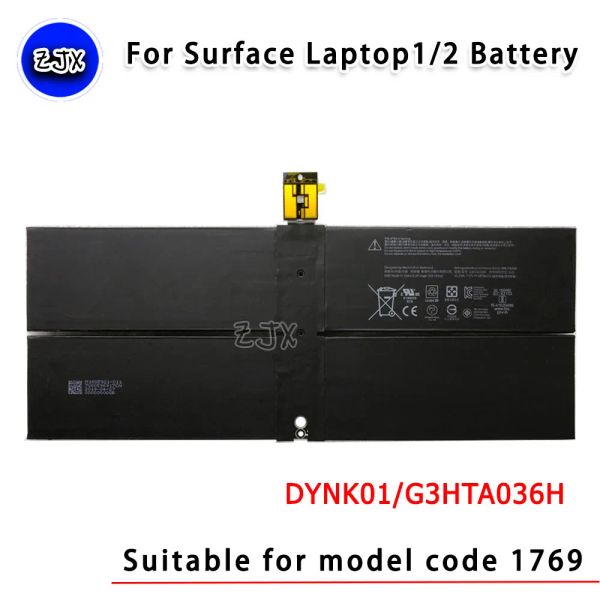 Power Microsoft Surface Laptop1 Laptop2 Batterie 1769 Laptop Batterie Dynk01 G3HTA036H Original