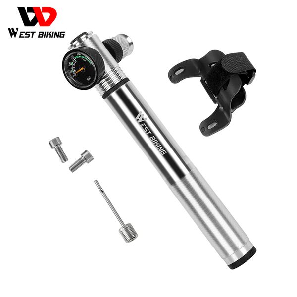 Westbike Tragbare Fahrradpumpe 150psi Presta/Schrader Road MTB Mountain Bike Pumpe Zyklus -Inflatorhandpumpe für Fahrrad