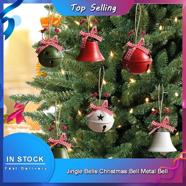 Jingle Bells Noel Bell Metal Çan Süsleme Ağacı Asılı Kolye Noel Süslemeleri Yeni Yıl Parti Çocuk Oyuncakları Hediye