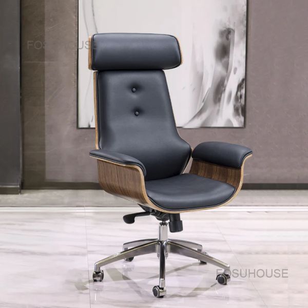 Большой класс босс офисных стульев эргономичный компьютерный стул Современный дизайнер офисной мебель