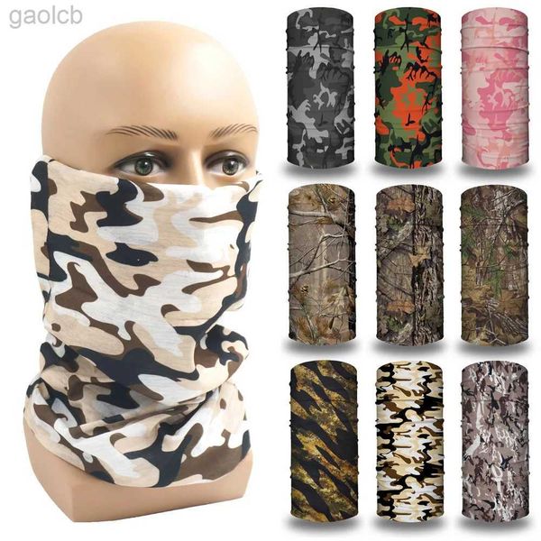 Moda yüz maskeleri boyun gaiter kamuflaj bandana shemagh dikişsiz boyun gaiter açık bisiklet balıkçılık yürüyüş balaclava eşarp başlık yüz kalkan satılık 240410