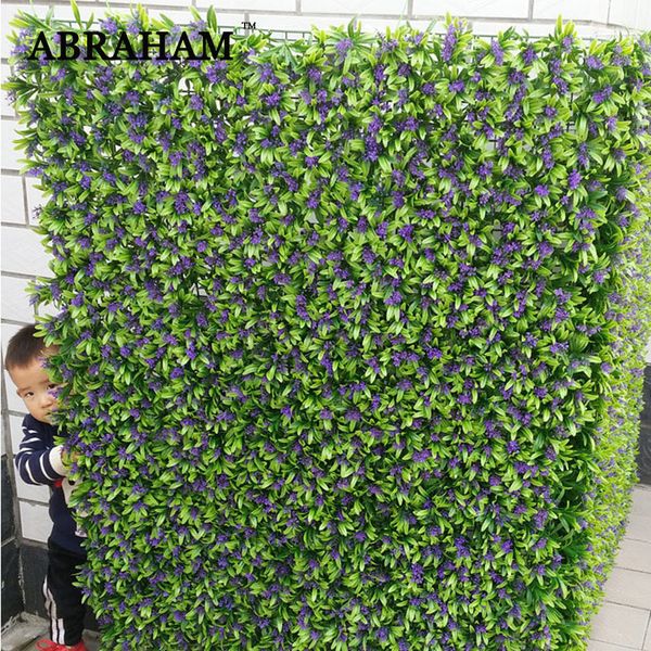 60x40 cm Plastikblätter künstliche Pflanzen Wandgrün Gras gefälschter Blatt Wand Falsch Rasen große Blumenreihe für Hochzeit Garten Wohnkultur