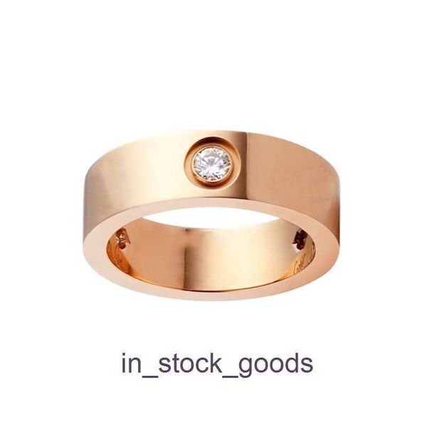 Anelli di designer di fascia alta per anello Carter femminile Versione super alta Ring Ay Ring Coppia ad anello rosa elettroplata di bellezza Gold Catena Gold Originale 1: 1 con logo reale