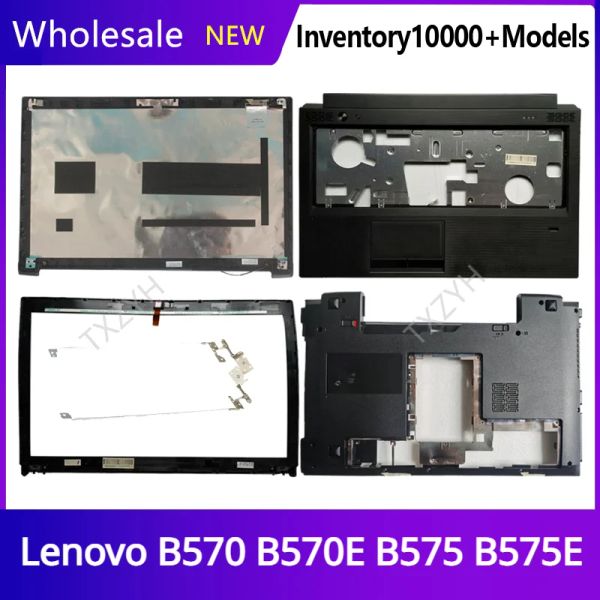 Casos Novo original para Lenovo B570 B570E B575 B575E Laptop LCD Tampa traseira Boleteira frontal Caixa inferior Palmrest Case A B C D Shell