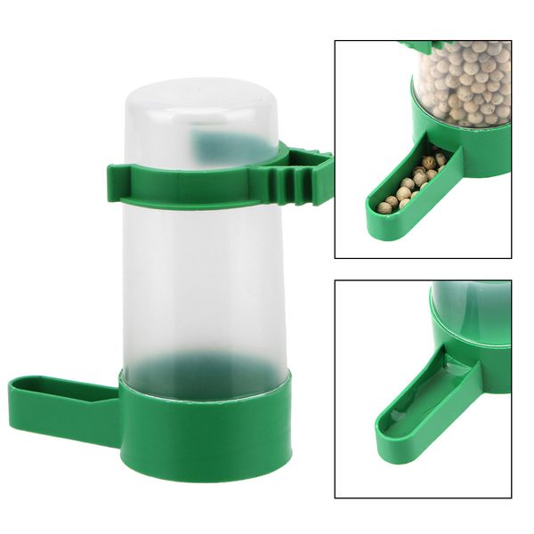 10 pezzi Bird bevitore bevitore per alimentatore clip waterer per bocciola di bevande da uccello da fatturazione per bevande per uccelli per bevande per uccelli bottiglia d'acqua