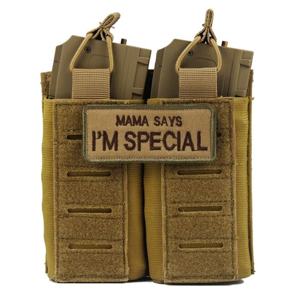 Tactical Molle Magazine Mucke Muck Quick Release Two Mag Bag Universal Elastic Flashlight Radio Halder Case Case Cartridge Sack