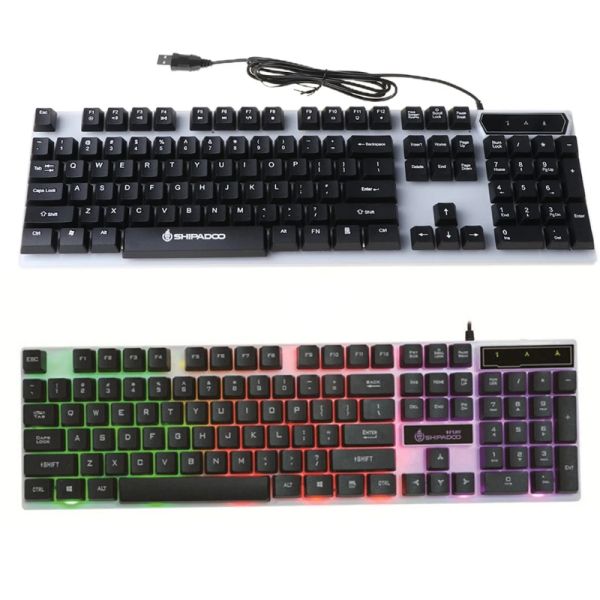 Tastaturen mechanische Gaming -Tastatur für den PC -Computer -Laptop (104 für U4LD