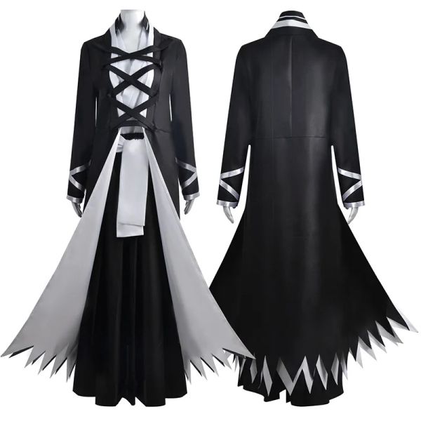 Bleach kurosaki ichigo cosplay figuran bankai quimono uniforme milhares de mil anos de guerra de traje de traje shinigami máscara de halloween trajes