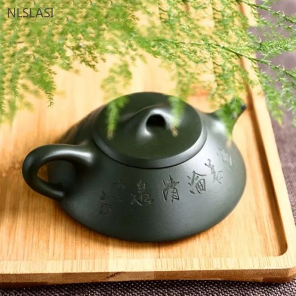 Yixing Tea Pot Purple Clay Filter Stone Schaufel Teekannen Schönheitskessel Rohes Erz handgefertigtes Boutique Tee Set Customized Authentic 110ml