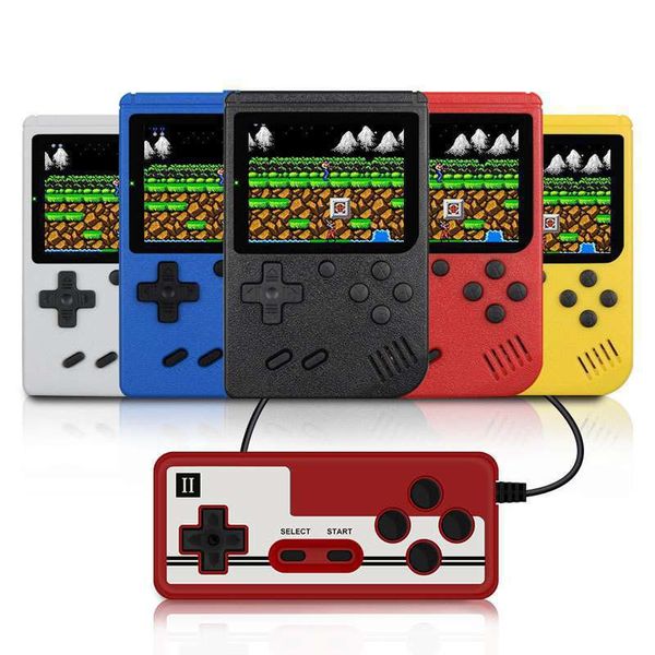 400 em 1 console de videogame retrô Retro 1 ou 2 jogadores de jogos Console de jogo de TV portátil Av Out Mini Handheld Player para crianças presente