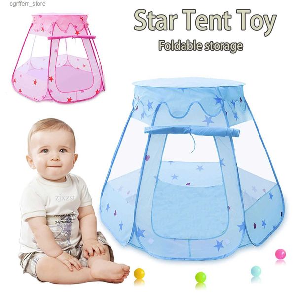 Torda de brinquedo Childrens Star Tent Game Pool Toy House Ball Pool Baby Ocean Ball Pool L410