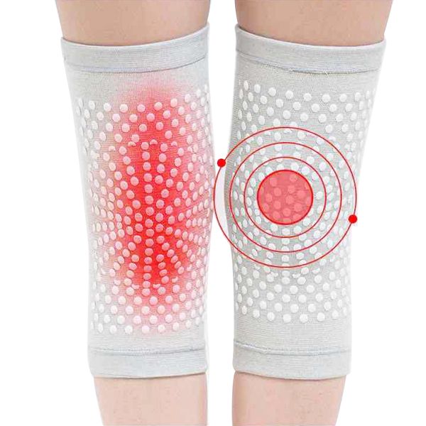 Auto -aquecimento do joelho até joelhos 1Pair Health Care Ken Knee Brace para homens homens Esportes ao ar livre Dor de dança mole