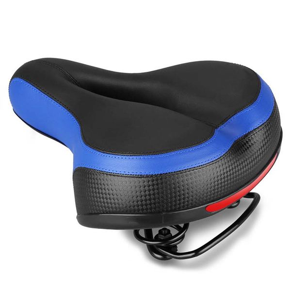 Selta per biciclette in pelle resistente agli umorali con sedile per bici da strada in silice in silice ampia leggera Sports Sports Cushion da corse MTB