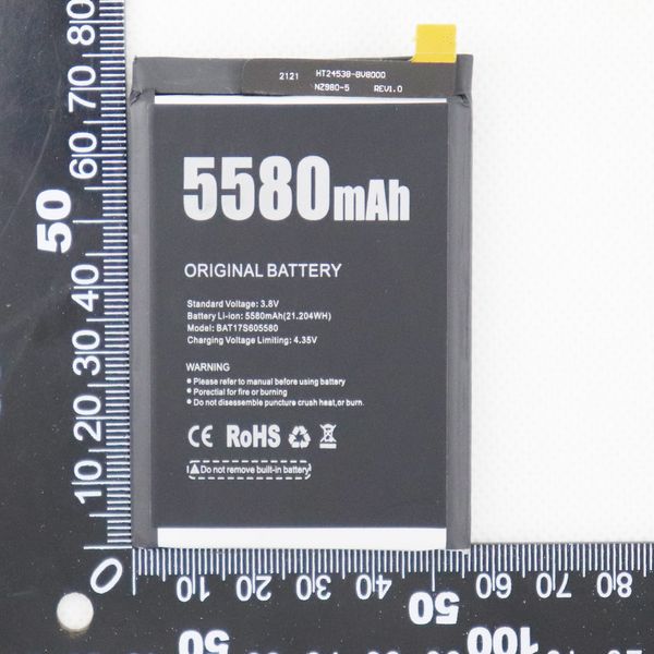 2022 Data original BAT17M15580BAT17S605580 SUBSTITUIÇÃO 5580mAH BATERIA PARA DOOGEE S60S60 LITE SMART Phone