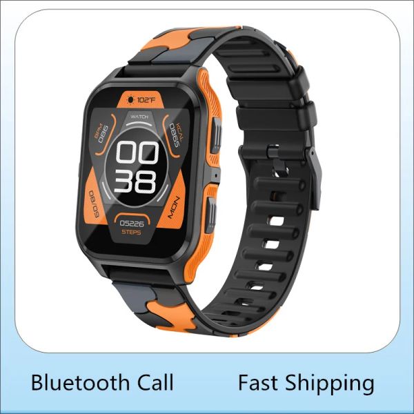 Relógios Bluetooth Call Smart Watch Men 1.82 Pinch IPS Touch Screen Full WhatsApp Lembrete Voice Assistant 100+ Sports Modo Smartwatch 2023