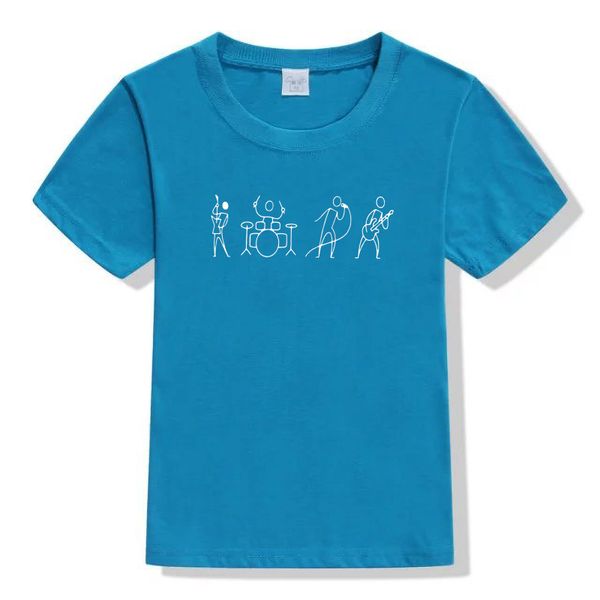 T-shirt rock band per ragazzi magliette per bambini magliette rock n roll camicie per bambini camicie fresche camicie per ragazzi camicie musicali fantastiche magliette grafiche