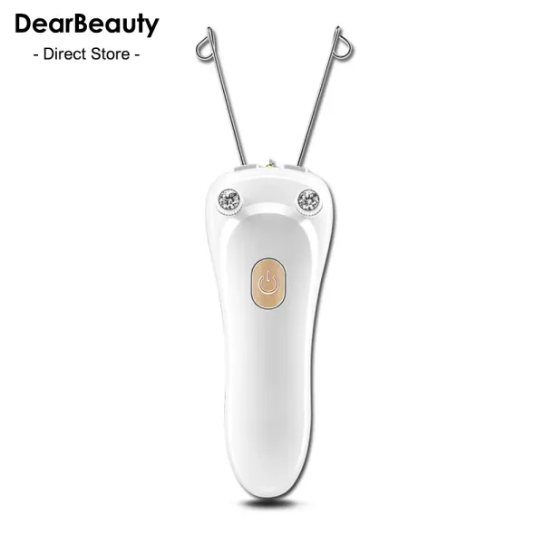 Epiladores removedor de cabelo facial elétrico fêmea face face algodão Epilador barbeador USB Mini Mulheres de remoção de cabelo Máquina de beleza