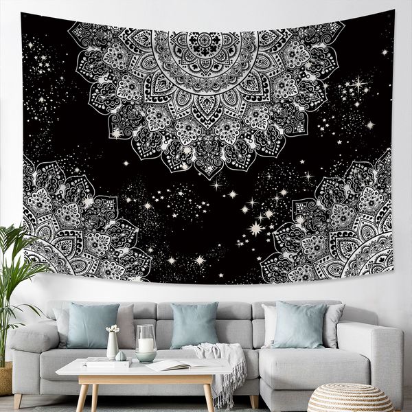 2022 Mandala Hot Pattern Padrão indiano de tapeçaria Decoração pendurada de penduramento boêmio grande toalha de praia poliéster fino manta de viagem de ioga