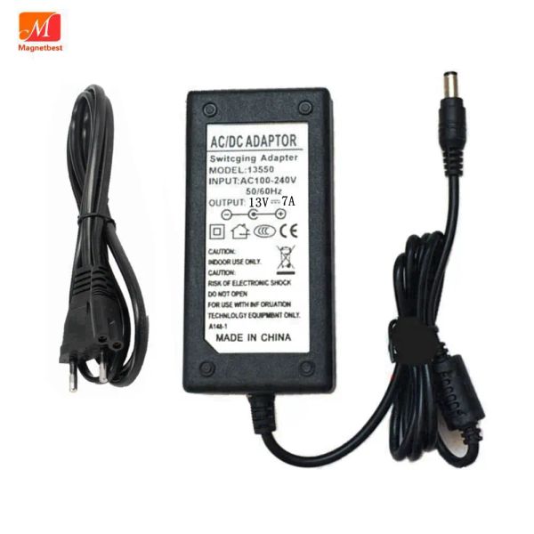 Chargers 13V 7A 13 Volt Adattatore Caricatore AC DC Switching con alimentazione del cavo del cavo US US AU UK 5,5*2,5 mm Convertitore