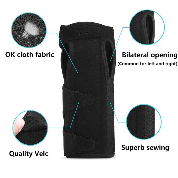 1 pcs supporto da polso professionale splint artrite a fascia cintura tunnel carpale braccia da polso traspirante braccio di supporto al polso regolabile