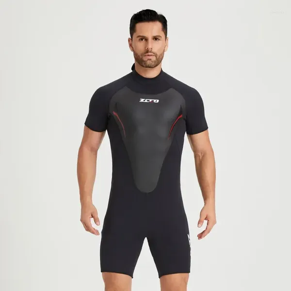 Kadın Mayo 3mm Neopren Wetsuit Erkekler Tek Parçalı Kısa Kılıf Kalın Soğuk Yalıtım Dalış Takımı Sörf Şnorkel Güneş Koruyucu Mayo