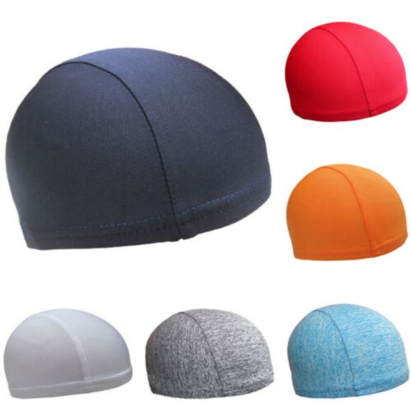 Cappello da uomo rapido per asciugatura da uomo in bicicletta moto bici di bici sotto il cappello da cavalle