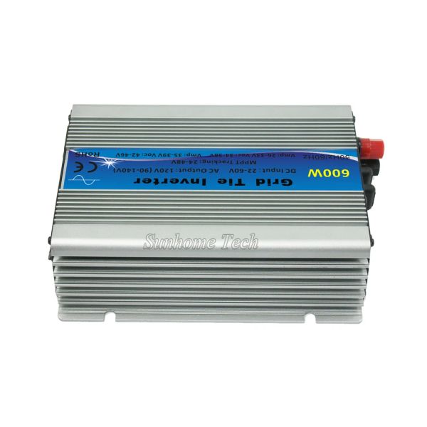 600W ondas senoidal pura MPPT Micro Grid Tie Inverter, 22-60V DCTO 120/230V AC para painéis fotovoltaicos solares