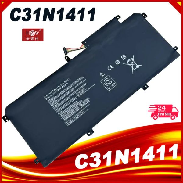 Batterie batterie C31N1411 Batteria per laptop per Asus ZenBook U305 U305F U305FA U305CA UX305 UX305CA UX305F UX305FA 11.4V 45Wh