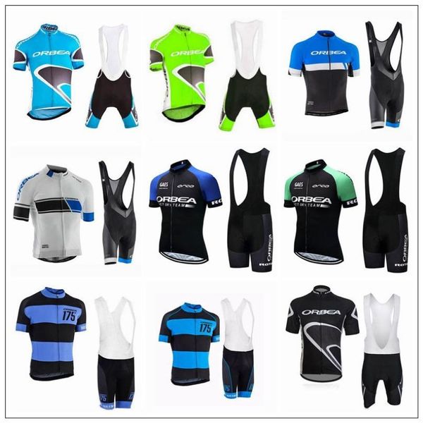 Orbea Team Bisiklet Kısa Kollu Jersey Bib Şort Setleri Yaz Erkekler Açık Hava Spor Üniforma Bisiklet Giyim Bisiklet Kıyafetleri Y2102601