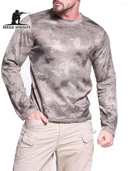 Мужские рубашки Mege Tactical Army Fan Fan Casual Training Fore Feel For