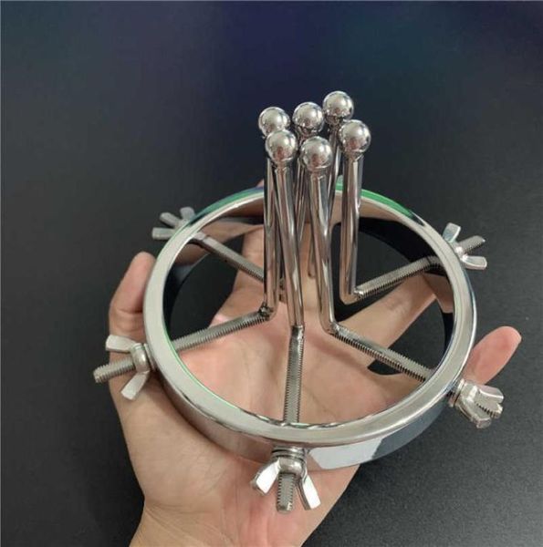 Yeni Metal Anüs Genişletici Spekulum SM Cihaz Extreme Anal Serpme Altıcı Vajinal Dilatör Büyük Popo Fiş Erkekler için Seks Oyuncakları.P08046592607