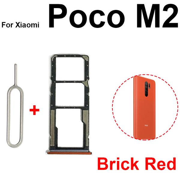 SIM -Kartenfach -Adapter -Socket für Xiaomi Mi Pocophon M2 SIM -Kartenschlitzspeicher -Speicher -Leser -Halter -Teile