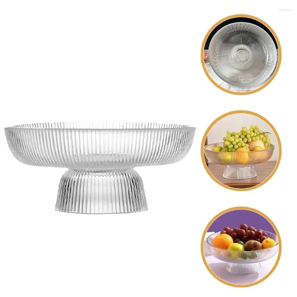 Geschirrsets Glasschalen dekorative Servierschalen für Unterhaltung von Desserts Kristall Fruchtplatte Salat Baby