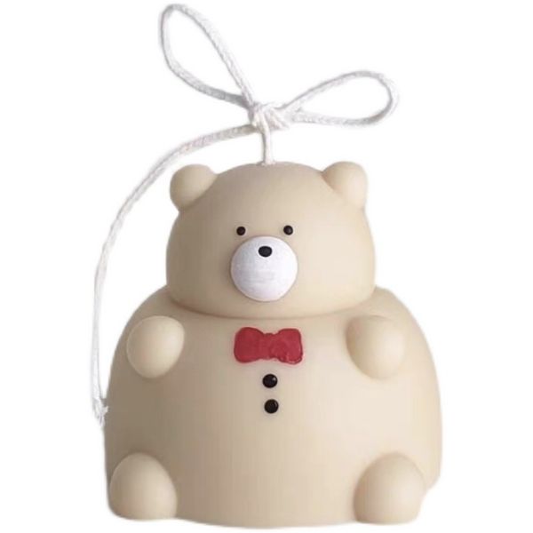 3D Fat Bear Candle Силиконовая плесень