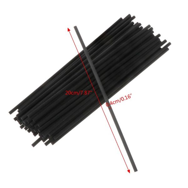 50pcs 4mm Rattan Reed Sticks para banheiros de casa Difusor de fragrâncias