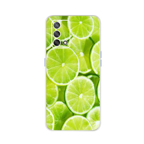 Reno6 Lite Case CPH2365 Belo Cato de Flor Cato Silicone macio Slim Teleping Back Top para Oppo Reno 6 Lite Reno6 Lite 6lite Sacos de caixa