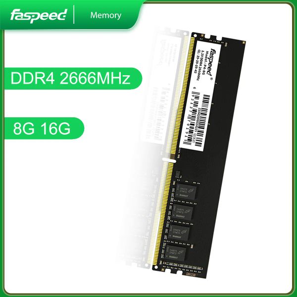 Rams Faspeed Desktop DDR4 DIMM -Speicher 8 GB 16 GB Memoria Ram DDR 4 2666MHz 1,2V CAS Latenz CL19 Dual -Kanal für das gesamte Motherboard