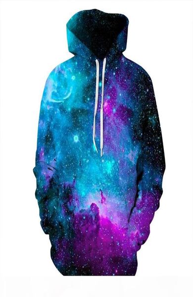 Yeni Moda 3D Hoodies Erkekler Kadın Marka Baskı Kara Delik Yıldızları Uzay Galaxy Hip Hop Hoodie Sweatshirt Saklılar Erkek Tops Artı 1639425