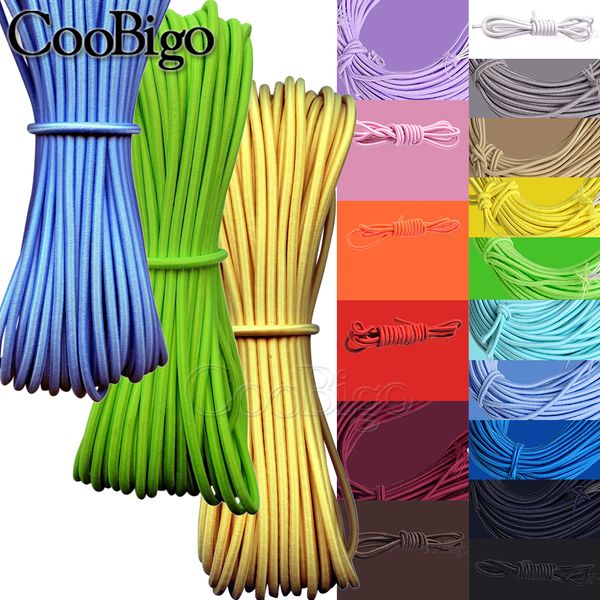 2 mm elastisches Seilschockkabel Bungee Gummibänder Stringlinie für Outdoor Sneaker Shoelace Bag Rucksack Nählieferungen 10 Meter