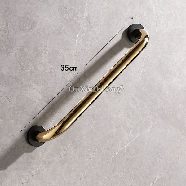 1PCS Brass Gold Gold Straight Letter SLIP Suporte de suporte Grab Handle Banheiro Tarra de trilho Handrail para idosos Anti-deslizamento